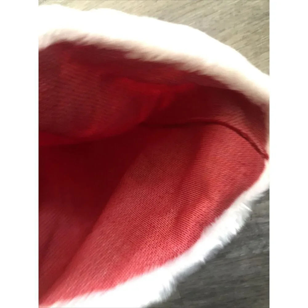 Santa Clause Hat Size LARGE . Merry Christmas Santa Hat